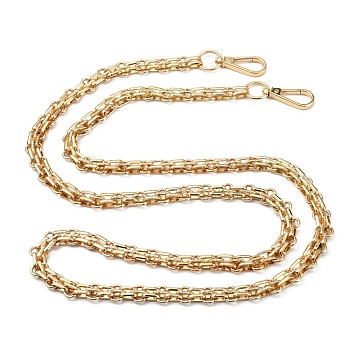 Handmade Iron Chains, with Spool, Unwelded, Light Gold, 47.24 inch(120cm), 11.5mm