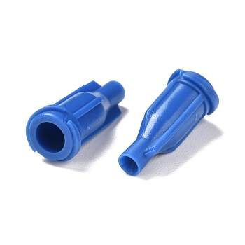 Olycraft Plastic Stopper, Syringe Barrel Tip Caps, Cornflower Blue, 17x7.5mm, Inner Diameter: 4mm, 300pcs/box