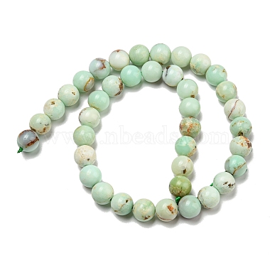 Natural Green Opal Beads Strands(G-R494-A08-04)-2
