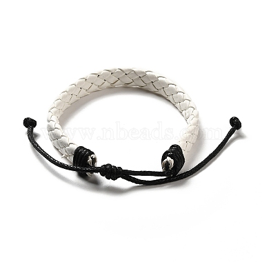 PU Imitation Leather Braided Cord Bracelets for Women(BJEW-M290-01D)-2