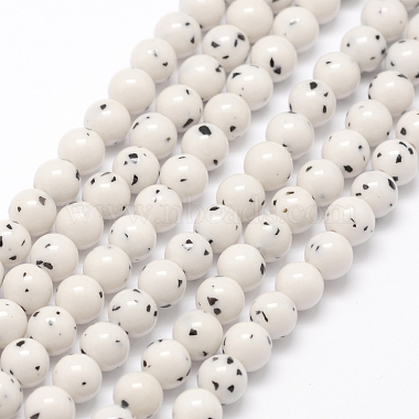 4mm Beige Round Others Beads