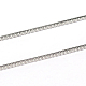 304 Stainless Steel Square Snake Chains(CHS-L001-165-0.9mm)-1