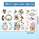 3 Sheets 3 Styles Bird House Theme PVC Waterproof Decorative Stickers(DIY-WH0404-018)-3