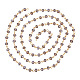 Handmade Rondelle Glass Beads Chains for Necklaces Bracelets Making(X-AJEW-JB00037-05)-3