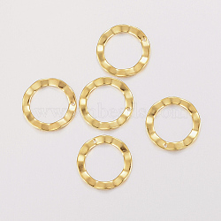 201 Stainless Steel Pendants, Ring, Golden, 18x1mm, Hole: 1mm(X-STAS-F162-10G)