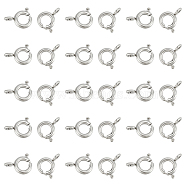 30Pcs Ion Plating(IP) 304 Stainless Steel Spring Ring Clasps, Stainless Steel Color, 6x1.6mm, Hole: 1.6mm(STAS-UN0052-57)