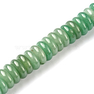 Natural Green Aventurine Beads Strands, Heishi Beads, Disc, 16x6mm, Hole: 1.4mm, about 30pcs/strand, 7.09~7.48 inch(18~19cm)(G-F743-01C-02)
