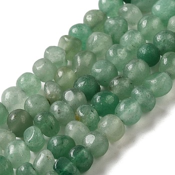 Natural Green Aventurine Beads Strands, Nuggets, Tumbled Stone, 3~6x3.5~6x3.5~6mm, Hole: 1mm, 14.96''(38cm)