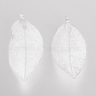 Electroplated Natural Leaf Big Pendants(IFIN-Q119-01A)-2