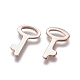 201 Stainless Steel Charms(STAS-E484-08RG)-1