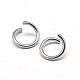 Jewelry Findings Original Color Stainless Steel Jump Rings(X-STAS-E011-4x0.7mm)-2