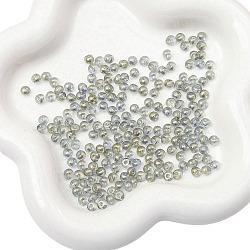 Transparent Acrylic Beads, Gainsboro, 5x4mm, Hole: 1.2mm, about 100pcs/Set(OACR-E038-01D)