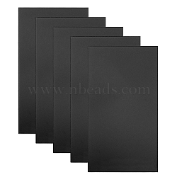 BENECREAT Rectangle Acrylic Board, for Table Top Display Stand, Black, 90x50x4mm(SACR-BC0001-01)