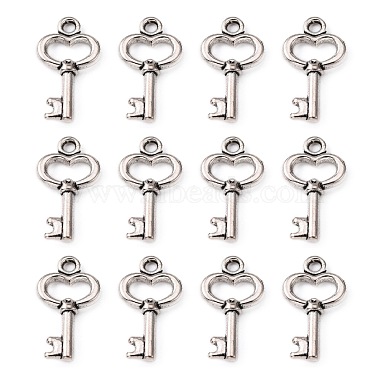 Antique Silver Key Alloy Charms