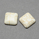 Ремесленные находки синтетические бирюзовые камни плоские задние кабошоны(TURQ-S263-8x8mm-02)-1