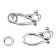 Tibetan Style Alloy Hook and Eye Clasps(X-LF1277Y-NF)-1