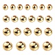 500Pcs 4 Styles Brass Round Spacer Beads(KK-CJ0001-79)-1