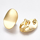 Brass Clip-on Earring Findings(X-KK-T038-246G)-3