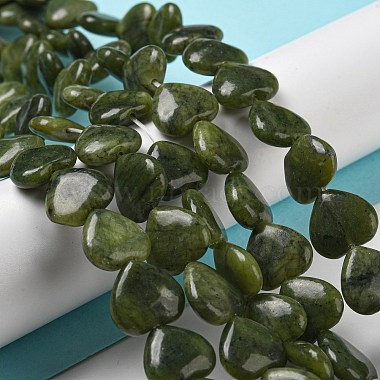 Natural Xinyi Jade/Chinese Southern Jade Beads Strands(G-B022-23C)-2
