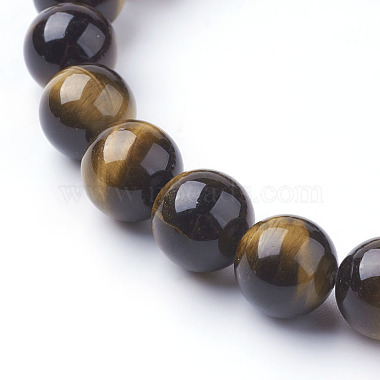 Natural Tiger Eye Beads Strands(G-C076-10mm-1B)-3