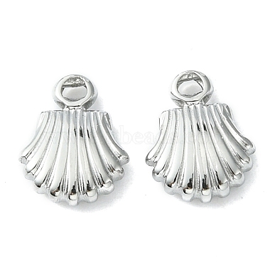 Stainless Steel Color Shell Shape 304 Stainless Steel Charms