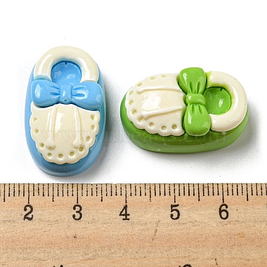 Cartoon Mini Shoes Opaque Resin Cabochons(RESI-D006-01)-3