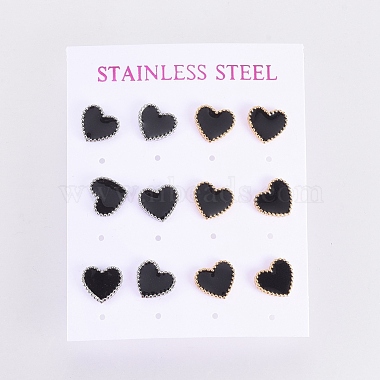 304 Stainless Steel Stud Earrings(EJEW-I235-04-A)-4