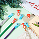 Nbeads 4 Sets 2 Style Silicone Animal Pencil Cap(AJEW-NB0005-17)-4