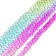 Transparent Gradient Color Glass Beads Strands(X-GLAA-H021-01B-16)-2