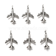 Antique Silver Tibetan Style Passenger Airplane Pendants, Airliner Charms, Lead Free, 22x15x3mm, Hole: 2.5mm
(X-TIBEB-A101638-AS-LF)