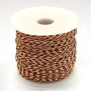 Nylon Thread, Colorful, 2.0mm, about 49.21 yards(45m)/roll(NWIR-R027-2.0mm-715)