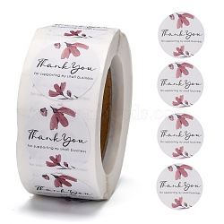 1 Inch Thank You for Supporting My Small Business Stickers, Adhesive Roll Sticker Labels, for Envelopes, Bubble Mailers and Bags, Mixed Color, 25mm, 500pcs/roll(X-DIY-M005-C07)