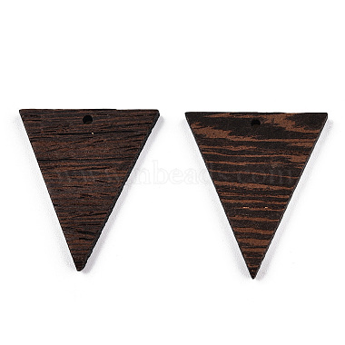 Natural Wenge Wood Pendants(WOOD-T023-61)-2