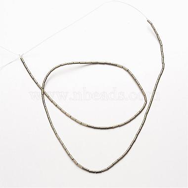 Electroplate Non-magnetic Synthetic Hematite Bead Strands(G-F300-37B)-2