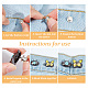 7 Pairs 7 Colors Monster Shape Alloy Adjustable Jean Button Pins(AJEW-GO0001-33)-5