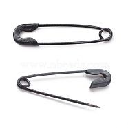 Iron Safety Pins, Gunmetal, 20x5x1.5mm, 1000pcs/bag(NEED-D001-B)