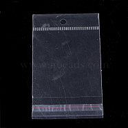 OPP Cellophane Bags, Rectangle, Clear, 12x7cm, Unilateral Thickness: 0.045mm, Inner Measure: 7x7cm(OPC-Q002-04-7x12)