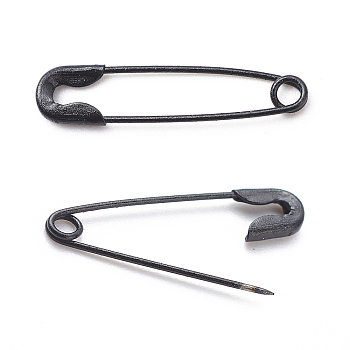 Iron Safety Pins, Gunmetal, 20x5x1.5mm, 1000pcs/bag