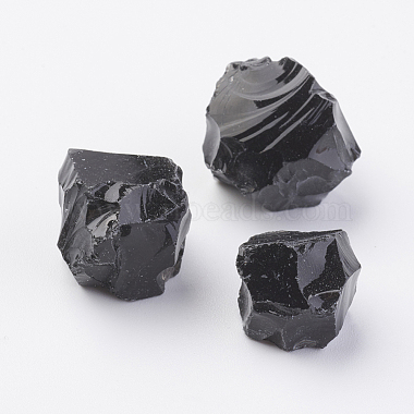 Black Nuggets Obsidian Decoration