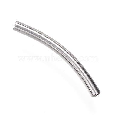 304 Stainless Steel Curved Tube Beads(STAS-F040-43-P)-2