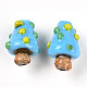 Handmade Lampwork Bumpy Beads(X1-LAMP-T022-02A-03)-1