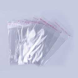 OPP Cellophane Bags, Rectangle, Clear, 10x6cm, Unilateral Thickness: 0.035mm, Inner Measure: 7.5x6cm(X-OPC-R012-01)