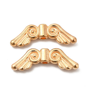 Alloy Beads, Wing, Light Gold, 7x21x3mm, Hole: 1.6mm