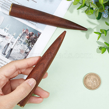 Cone Shaped Wooden Ring Displays(AJEW-WH0323-93)-3