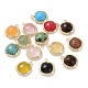 Natural & Synthetic Mixed Gemstone Pendants(G-G012-09D)-1