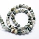 Chapelets de perles en agate d'arbre naturelle(G-I199-03-4mm)-2