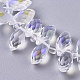 Electroplate Glass Faceted Teardrop Beads Strands(EGLA-D014-38)-3