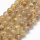 Grade AA Natural Gold Rutilated Quartz Beads Strands(G-I206-34-7mm)-1