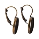 Brass Leverback Earring Findings(KK-C1244-16mm-AB-NR)-1