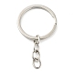 Iron Split Key Rings with Chain(FIND-B028-20P)-1